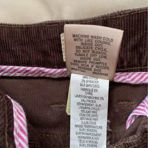 LL Bean corduroy 5 pocket skirt - Picture 5 of 5